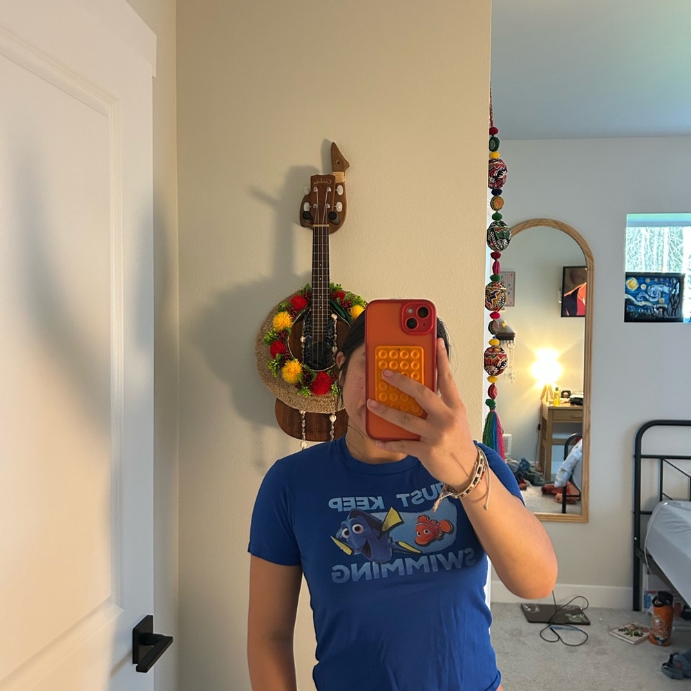 Blue Finding Nemo Graphic T-Shirt